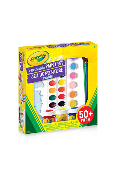 Crayola Washable Paınt Set Over 50 Pieces/Çocuklar İçin Yıkanabilir Boya Seti
