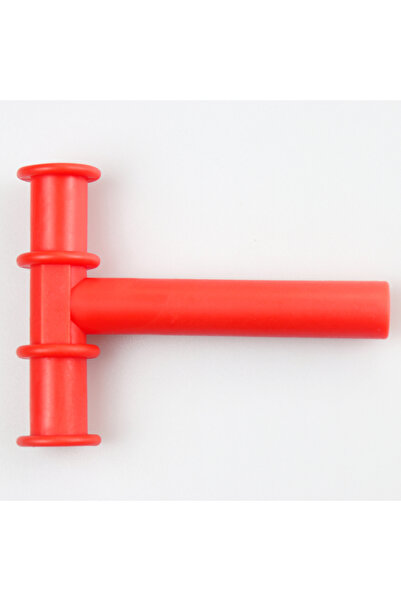 Choice6 RU002 أحمر، جهاز تدليك أسنان لعلاج النطق للأطفال، طرف أنبوب مضغ للأطف...