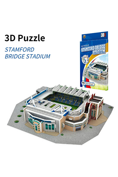 Choice4 لعبة تركيب ثلاثية الأبعاد لملعب ستامفورد بريدج، لعبة تركيب ورقية، تنم...