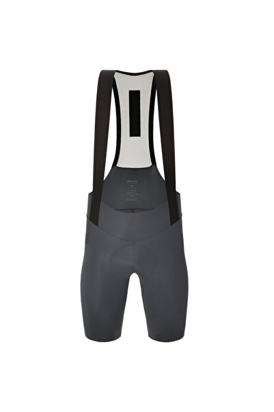 Santini Pantaloni scurti ciclism cu bretele barbati Push-Gri-S