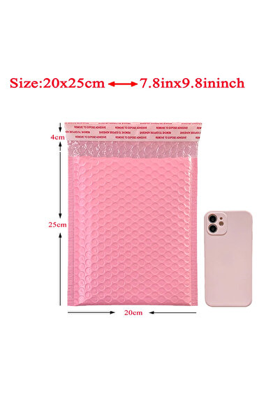 choice2 20x25cm 20Pcs Pink Green Blue Poly Bubble Mailers Padded Envelopes Se...