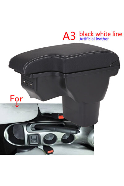 Choice1 خط A3 أسود وأبيض لصندوق مسند ذراع نيسان جوك، وملحقات مسند ذراع سيارة ...