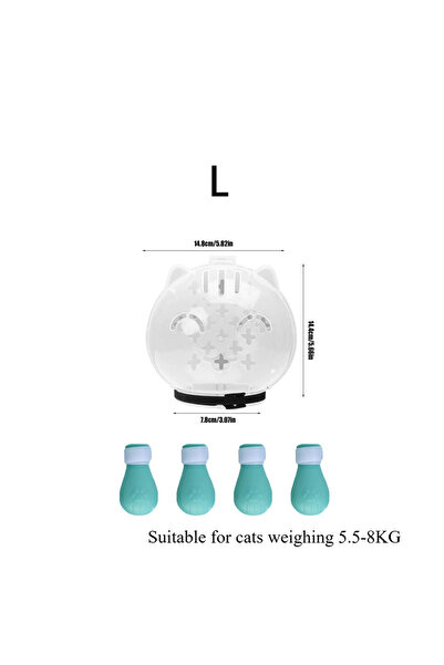 Choice1 Large size 1Set Cat Muzzle Pet Grooming Cover Accessory Cat Anti Bite...