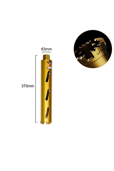 Choice5 مثقاب مائي سريع ذو سن لولبي للحفر الجاف، مقاس 63 × 370 مم، قطعة واحدة...