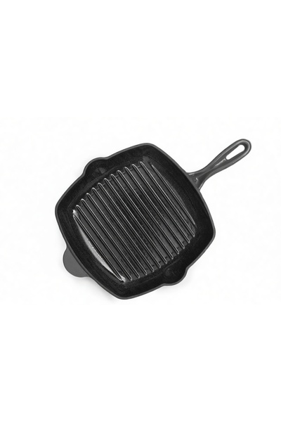Cmik Tigaie fonta grill, patrata, 25,5cm