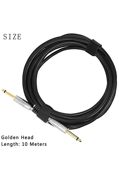 Choice5 10M Golden head 3/5/10M Guitar Audio Cable 6.35mm Plug No Noise Audio...