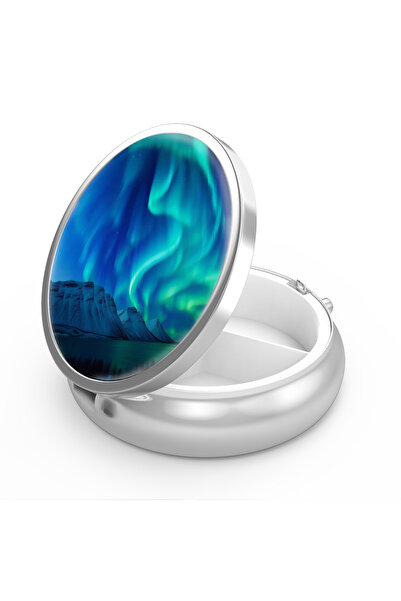 Choice4 منظم حبوب السفر من نورثرن لايت، بثلاثة أقسام، علبة أدوية محمولة للحقي...