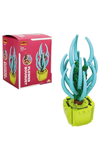 Sunman مجموعة ليغو من أنواع الزهور BLX 46968 زهرة زرقاء 76 قطعة