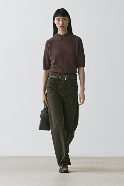 Massimo Dutti Pamuklu triko kazak