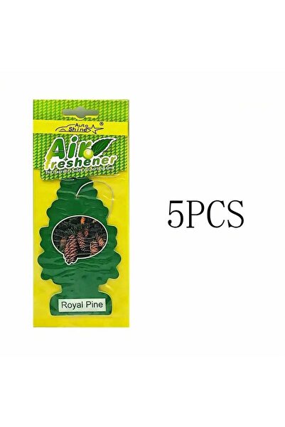 Choice11 رويال باين - 5 قطع، 3-80 قطعة، معطر جو للسيارة على شكل شجرة عيد المي...