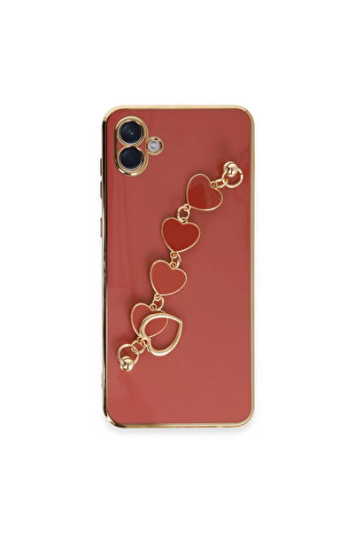 xirshop حافظة سامسونج جالاكسي A04e من السيليكون - أحمر