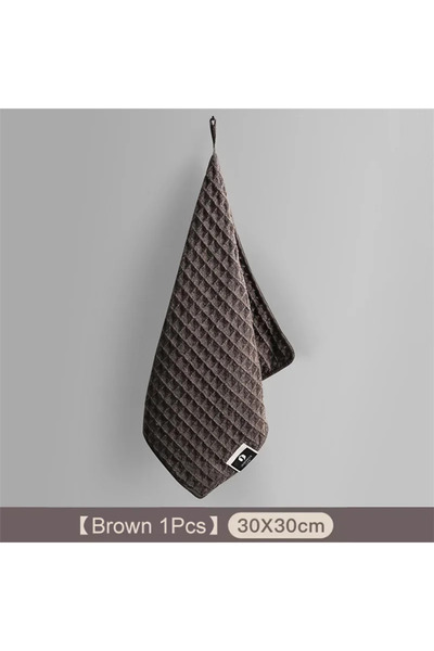 Choice Brown 30x30cm-1Pcs 1/4Pcs Coffee Bar Cleaning Towels Super Absorbent M...
