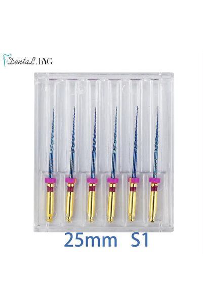 Choice5 Size 25mm S1 Dental Root Canal File Gold Endo Rotary Super Files Gold...