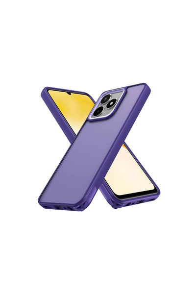 xirshop حافظة ريلمي C53 بغطاء أنيق - أرجواني غامق