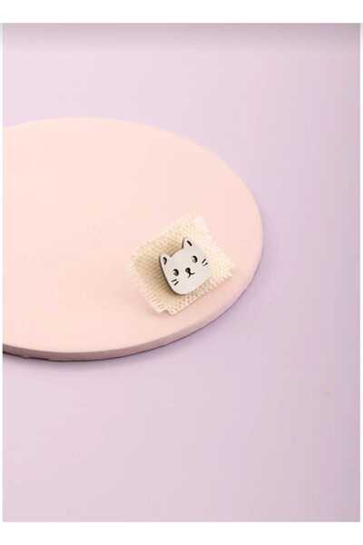 Dream Cut Collection Dream Cut Cat Steel Brooch Pin