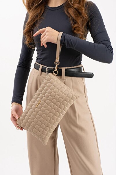 balbagss Women's Clunch Quality Compartmentalized Hand and Shoulder Bag