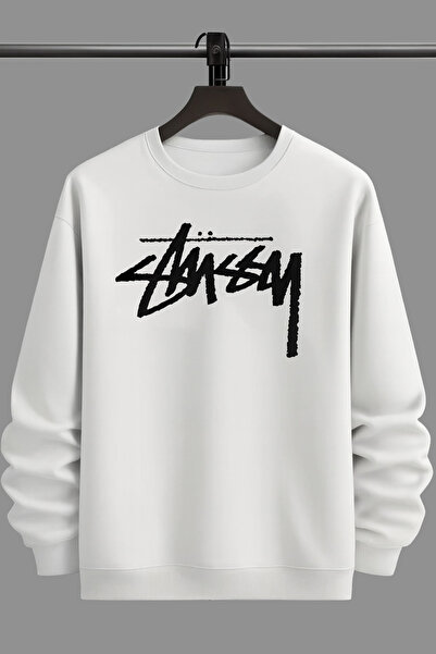 Flaubert Hanorac unisex cu imprimeu pe spate, model oversize, 3 fire