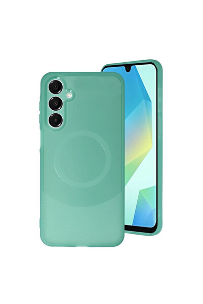 xirshop غطاء حماية سامسونج A16 5G من مايا كاربون - أخضر داكن