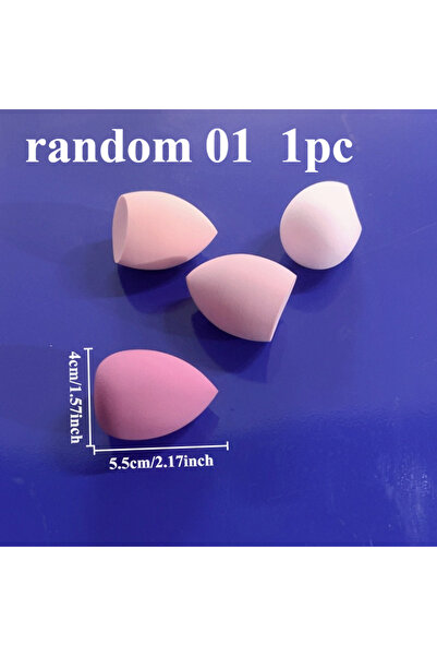 choice2 عشوائي 01 قطعة واحدة 1/3/5/7/20 قطعة إسفنجة رطبة وجافة بألوان وأشكال ...
