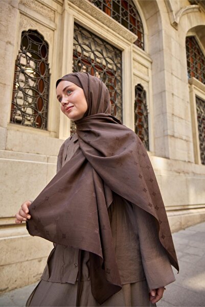 Silk Home Monogram Pamuk İpek Şal 461001-26