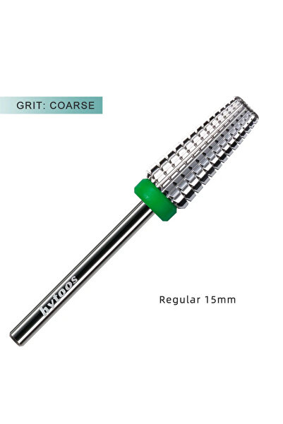 Choice3 رؤوس مثقاب أظافر HYTOOS عادية مقاس 15 مم، وطويلة 20 مم، و5 في 1، ورؤو...