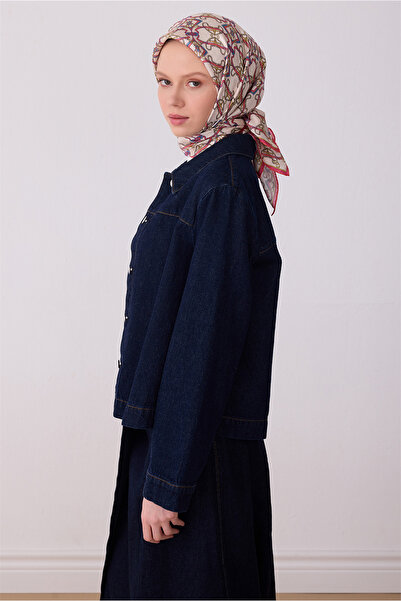 Belli Fuchsia Multi-Color Classic Pattern 100% Twill Silk Scarf 4328-80