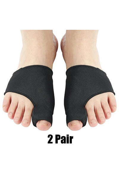 Choice5 أسود، زوجان، نصف زوج، فاصل أصابع القدم، مصحح إبهام القدم الأروح، تقوي...
