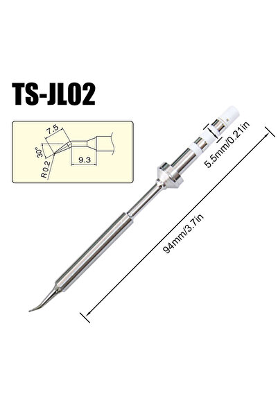 Choice7 رأس لحام بديل TS-JL02 Pine64 Pinecil TS100 TS101 لمكواة اللحام الكهرب...