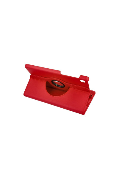 xirshop حافظة سامسونج جالاكسي T220 Tab A7 Lite 8.7 حافظة جلدية 360 درجة - أحمر