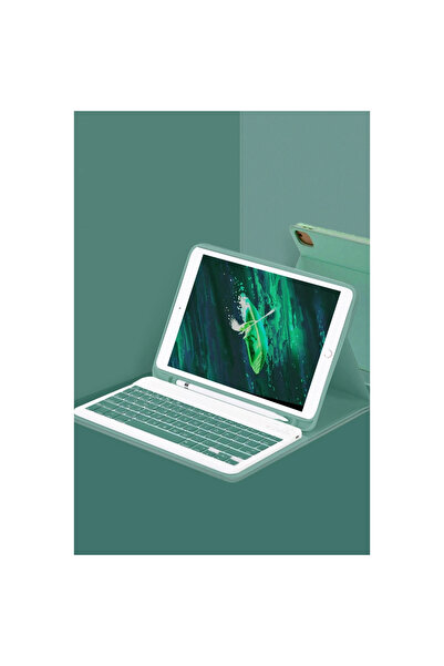 xirshop حافظة آيباد برو 11 (2024) Kc01 حافظة تابلت ذكية قابلة للطي - أخضر داكن