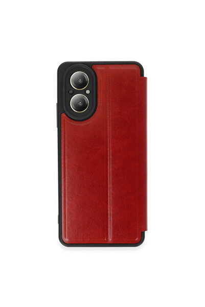 VINTESSY Realme 12 Lite Case Flip Cover - Red