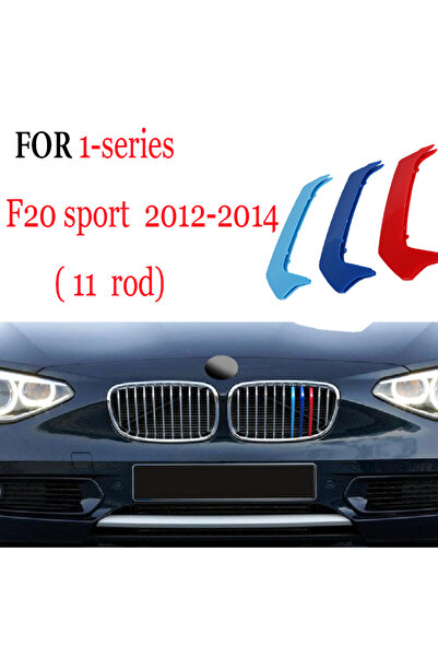 Choice33 F20 12-14 11rod 3 قطع شرائط تزيين الشبك الأمامي لسيارات BMW الفئة 1 ...