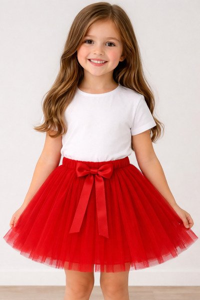 Nacar 23 Nisan 29 Ekim Gösteri Kıyafeti Kız Çocuk Tütü Etekli Şık Etek