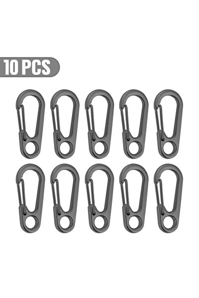 Choice3 ١٠ قطع - لون مسدس، ١٠/٢٠/٥ قطع، مشبك لوبستر، سلسلة مفاتيح، كارابينات،...