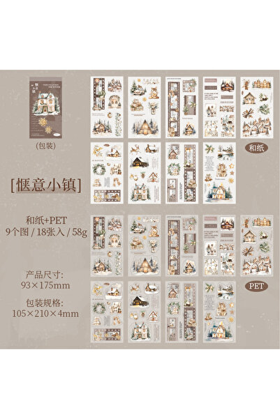 choice2 S24440-4 Mr. Paper, Winter Themed Character Street View Stickers, Col...
