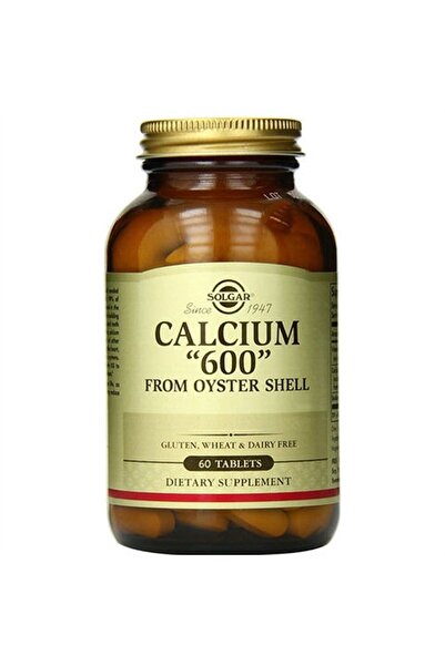 Solgar Calcium Oyster Shell 600 Mg 60 Tablets