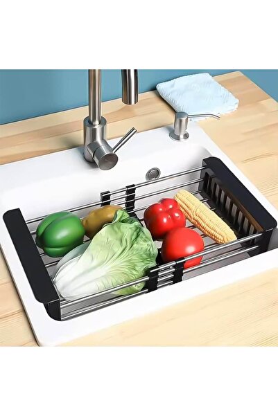 Thirty Three Design Kitchen sink support, metal, plastic, adjustable in lengt...