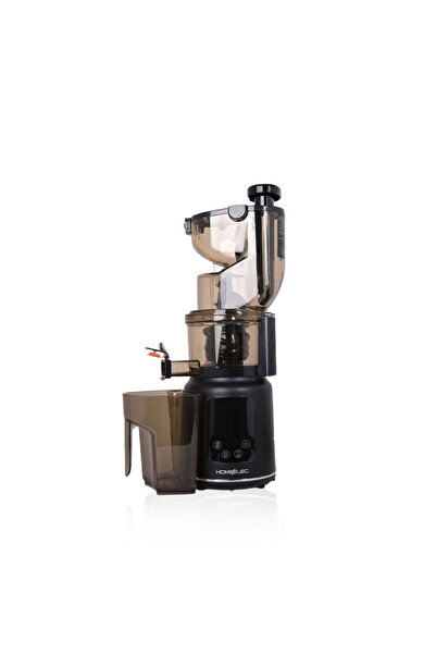 Home Elec عصارة بطيئة بشاشة رقمية، 200 واط، أسود