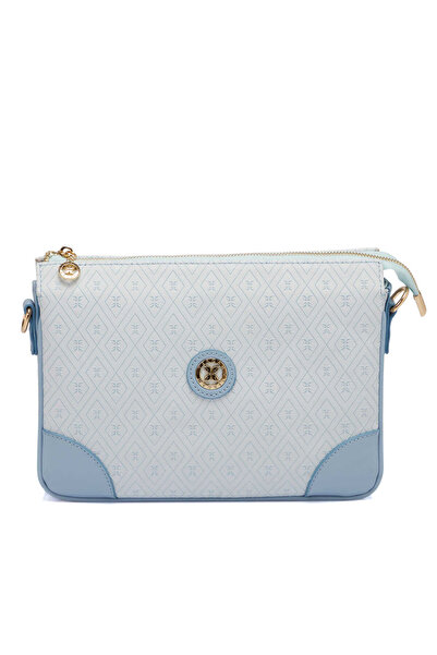 Tergan Mavi Print Kadın Çapraz Askılı Çanta - S26Y1PR09090-S5C