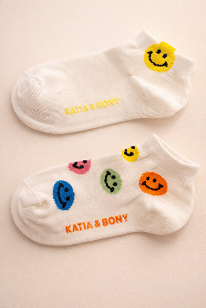 Katia&Bony Детски чифт чорапи с усмихнати лица