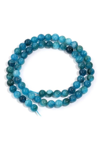 choice2 8mm--approx 42pcs 1 Strand Natural Blue Apatite Stone Beads 4/6/8/10/...