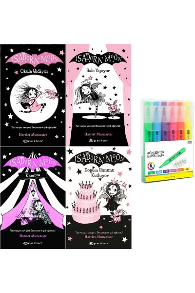 Epsilon Yayınevi Isadora Moon İlk 4 Kitap Set (KALEM SET HD)