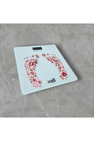 Techfit DİJİTAL LED EKRANLI KARE TARTI TF-1053