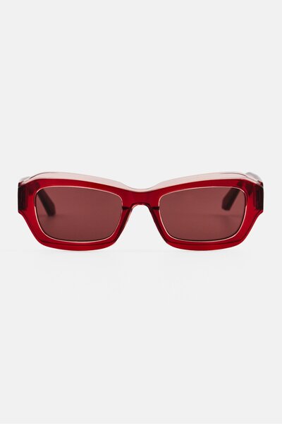 Calvin Klein Jeans Men CKJ24608S Rectangle Sunglasses, Red