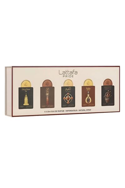 lattafa pride Set de parfumuri 5 x 20 ml EDP, Set Colecție Orientală 04 Unisex