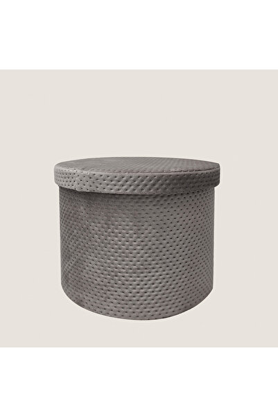 Chakra صندوق تخزين ايفلينا 17x16 سم - رمادي