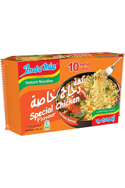 İndomie نودلز دجاج بي إل دي 10 × 75 غرام