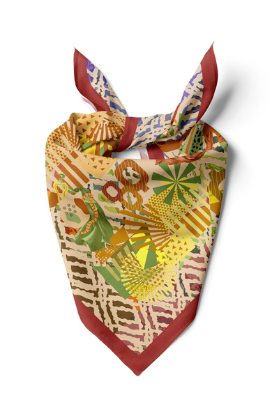 tuaipek BOHO-CHİCH Desen Bandana/Fular