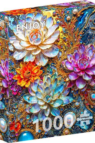 Enjoy Puzzle 1000 de piese - Nuferi perlați