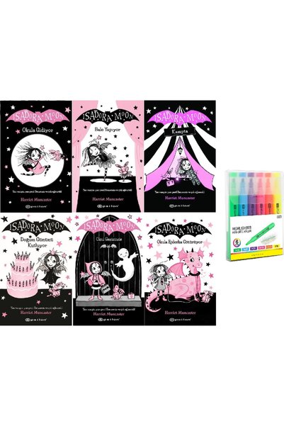 Epsilon Yayınevi مجموعة من Isadora Moon كتب من أفضل 6 كتب (KALEM SET HD)